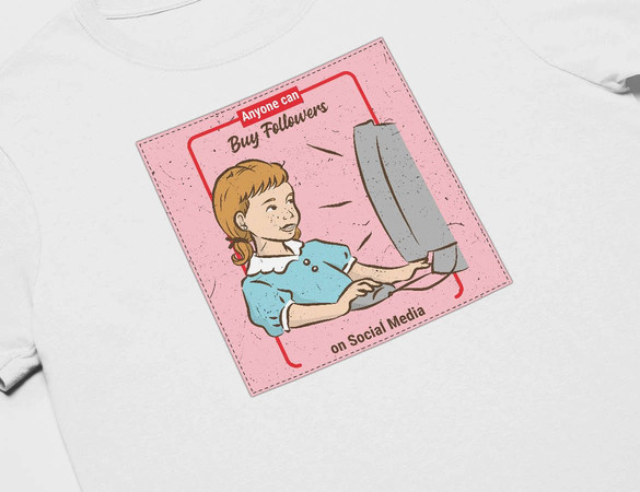 Koszulka z naszywką Enyone can...