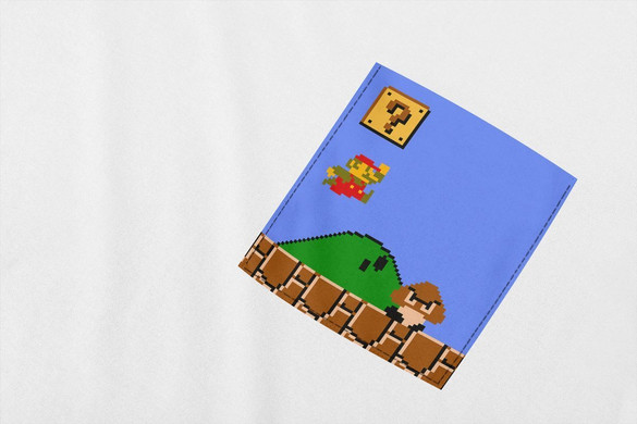 Koszulka z kieszonką SUPER MARIO BROS