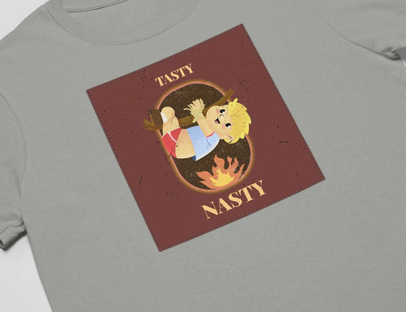 Koszulka z naszywką Tasty Nasty