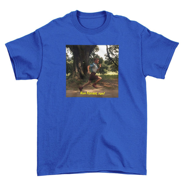 Koszulka z naszywką Forrest Gump RUN