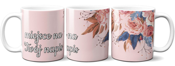 Kubek na Walentynki DODAJ NAPIS!