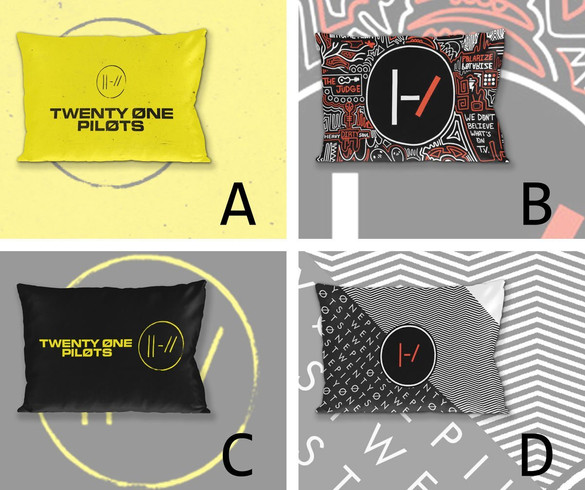 Zestaw 21 TWENTY ONE PILOTS poduszka+kubek+GRATIS!