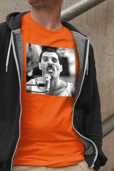 Koszulka z naszywką Queen Freddie Mercury 1