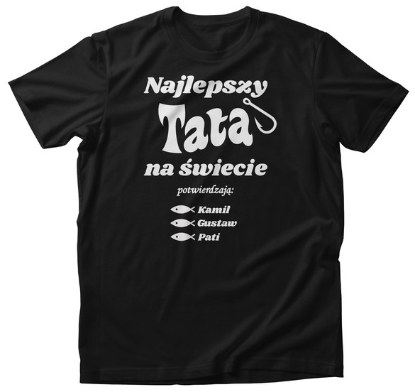 Koszulka dla taty NAJLEPSZY TATA NA ŚWIECIE
