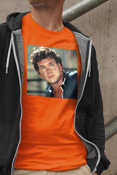 Koszulka z naszywką Patrick Swayze