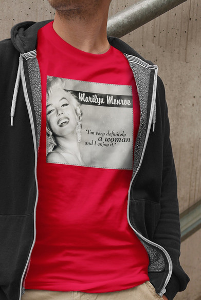 Koszulka z naszywką Marilyn Monroe 02