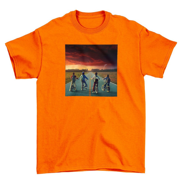 Koszulka z naszywką Stranger Things squad 3