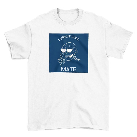 Koszulka z naszywką Lurkin' good mate