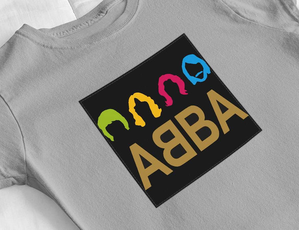 Bluzka damska z naszywką ABBA logo