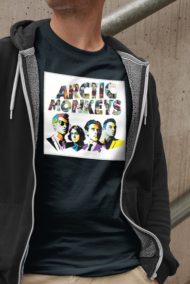 Koszulka z naszywką Arctic Monkeys 01