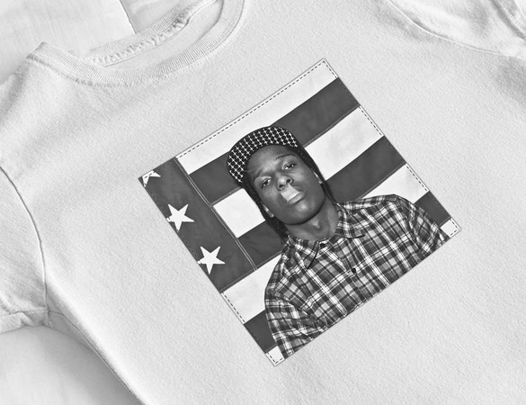 Bluzka damska z naszywką Asap Rocky Live.Love.