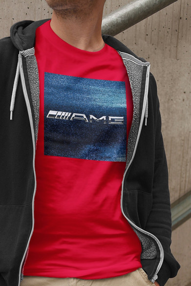 Koszulka z naszywką Mercedes AMG