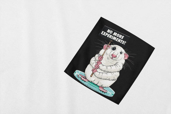 Koszulka z kieszonką No more experiments