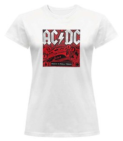 Bluzka damska z naszywką AC/DC...Train...