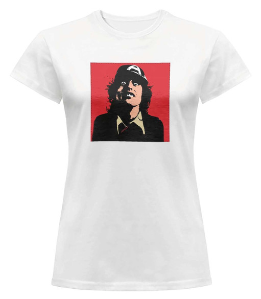 Bluzka damska z naszywką AC/DC Angus Young