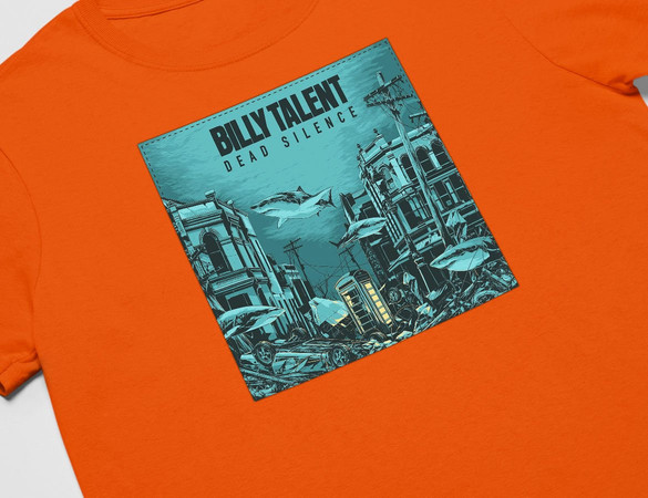 Koszulka z naszywką Billy Talent dead...