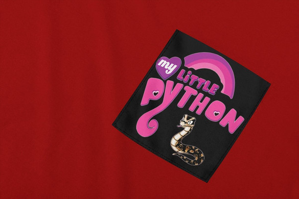Koszulka z kieszonką My Little Python