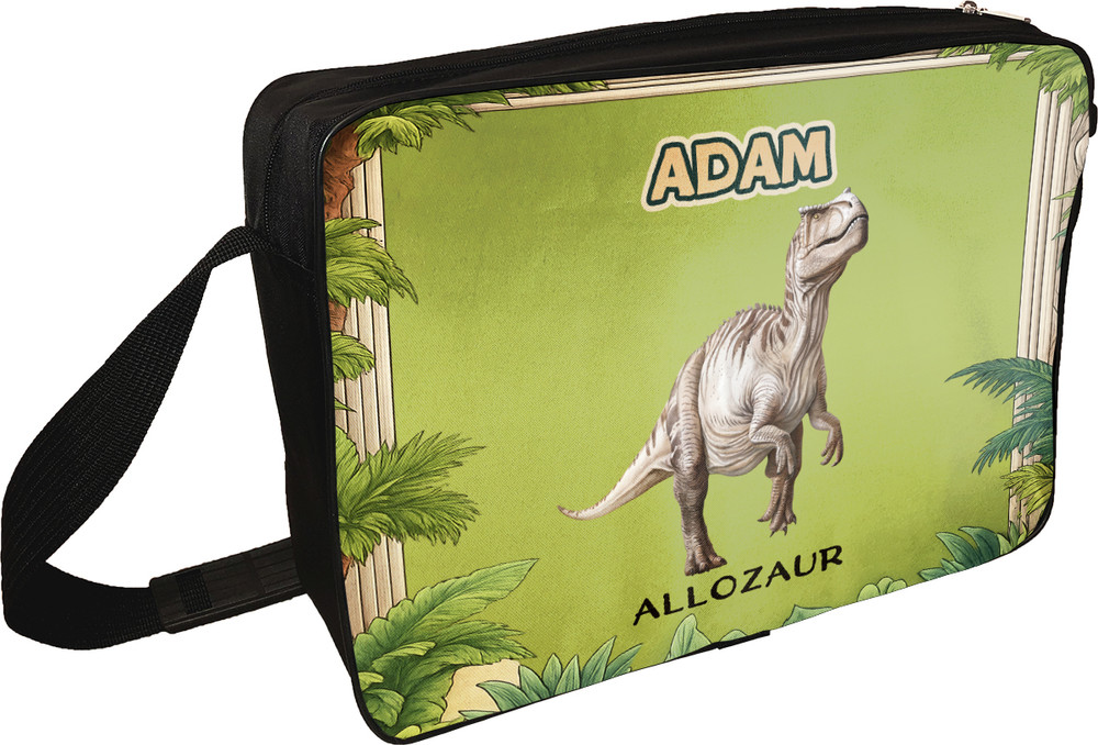 Torba na ramię Dinozaury Allozaur z dowolnym imieniem