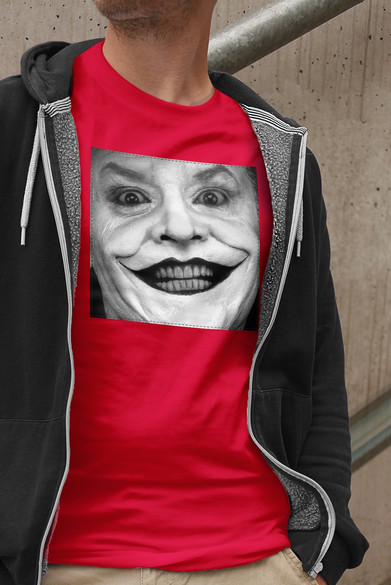 Koszulka z naszywką Joker Jack Nicholson 01