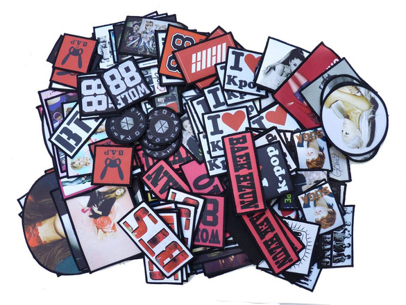 Naszywki BTS K-POP XOXO #BARDZO DUŻO WZORÓW#