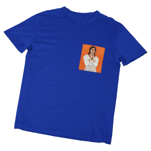 Koszulka z kieszonką DUA LIPA 02