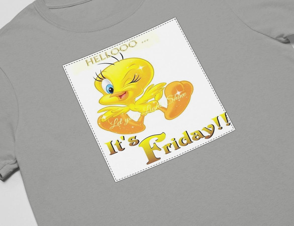 Koszulka z naszywką  It's Friday !!