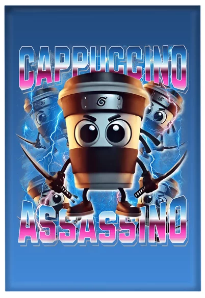 Magnes Italian Brainrot Cappuccino Assassino
