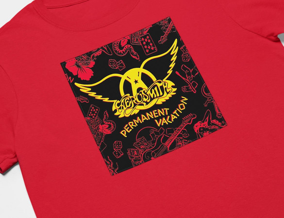 Koszulka z naszywką AEROSMITH 