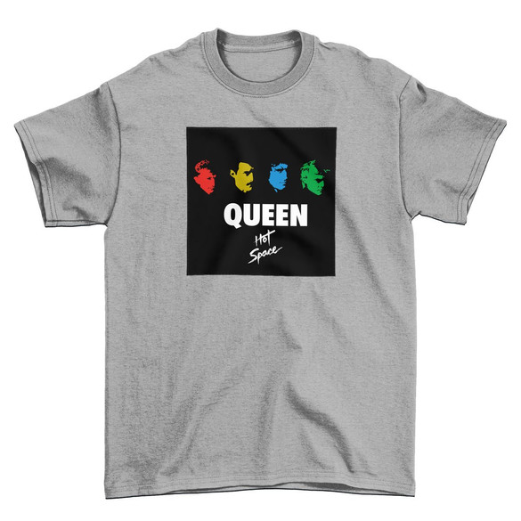 Koszulka z naszywką Queen Hot Space 02