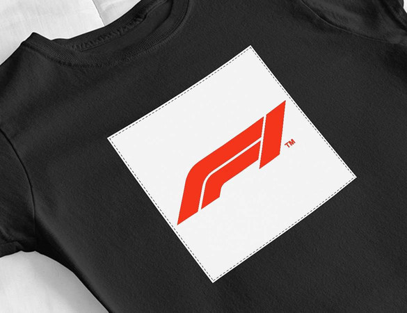 Bluzka damska z naszywką F1 log