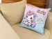 Poduszka Jednorożec Kawaii z tęczą – słodki styl, idealna dla dziewczynki 40x40cm