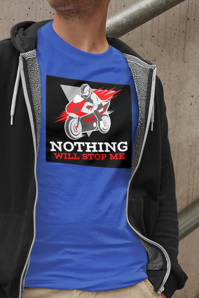 Koszulka z naszywką Nothing will stop me