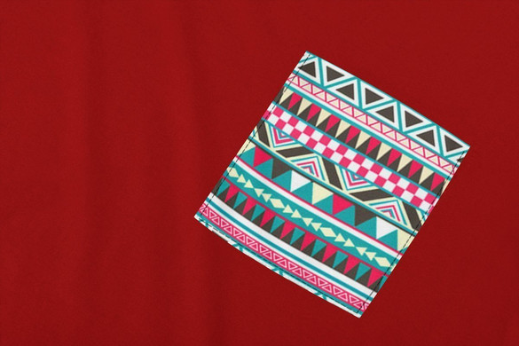 Koszulka z kieszonką WZOREK 01