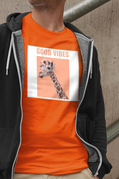 Koszulka z naszywką Good vibes