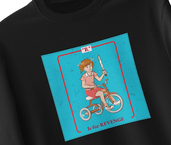 Bluza z naszywką Is for revenge