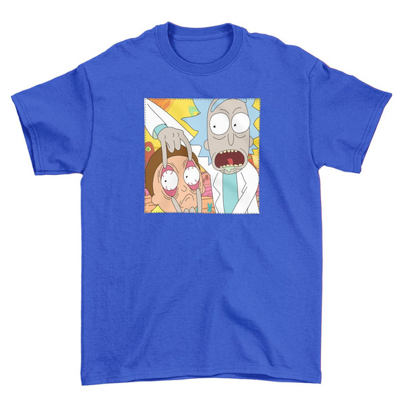 Koszulka z naszywką Rick and Morty 04