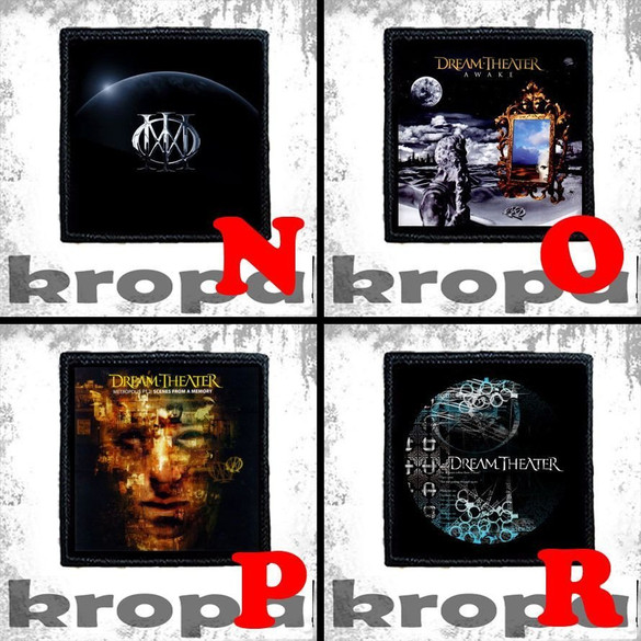 Naszywka DREAM THEATER 8 X 8 cm Dużo Wzorów!