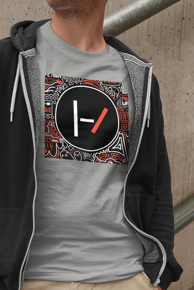 Koszulka z naszywką Twenty One Pilots 05