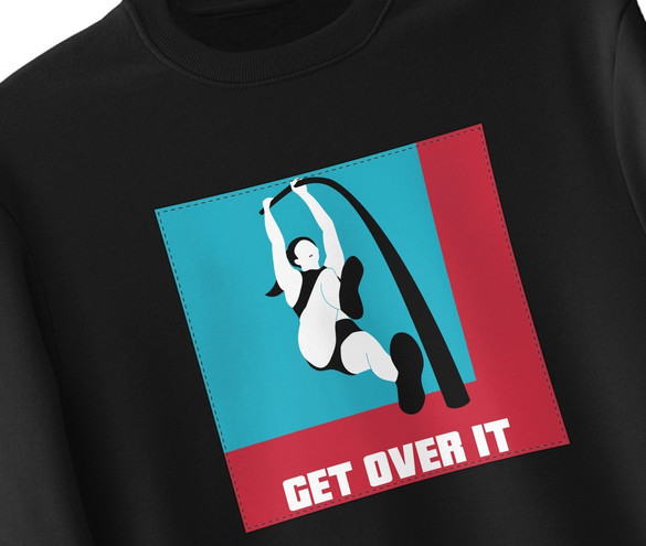 Bluza z naszywką Get over it