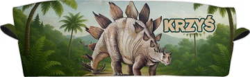 Piórnik Dinozaury Stegozaur z imieniem dziecka