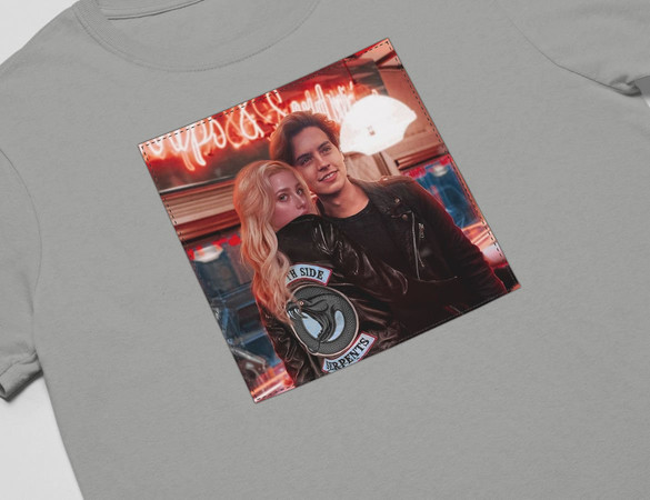 Koszulka z naszywką Riverdale Couple