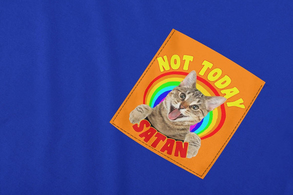 Koszulka z kieszonką NOT TODAY