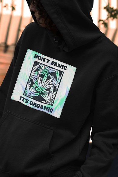 Bluza z naszywką Don't panic