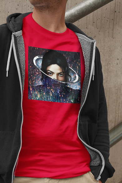 Koszulka z naszywką Michael Jackson 07