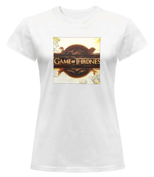 Bluzka damska z naszywką Game of Thrones logo