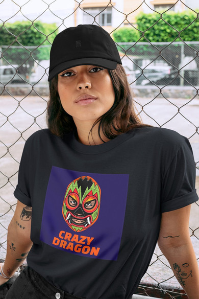 Koszulka z naszywką  Crazy Dragon