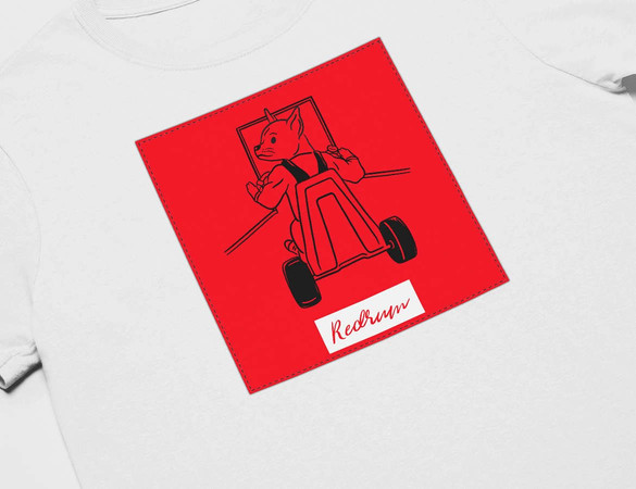 Koszulka z naszywką Redrum