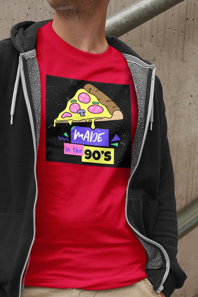 Koszulka z naszywką Made in the 90's