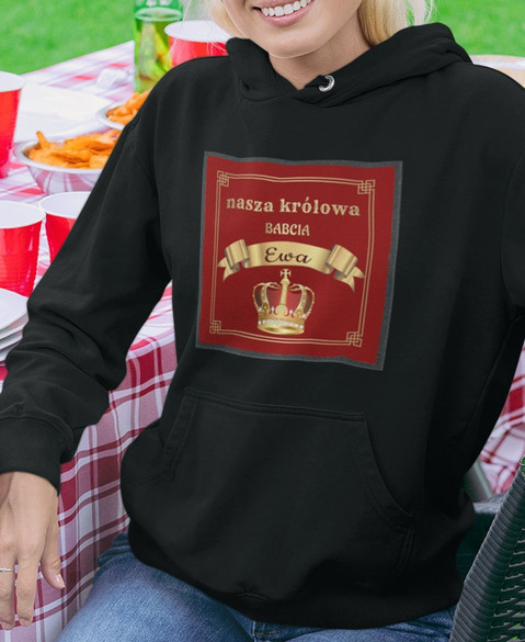 Bluza z naszywką Dzień Babci + IMIĘ