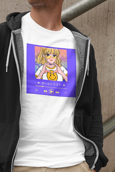 Koszulka z naszywką  Music window